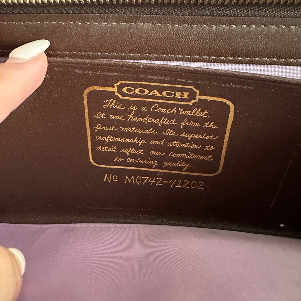 Coach Monogram Wallet - Picture 2 of 5